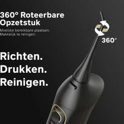 Bintoi® ISonic Black Series F600 - Waterflosser - Flosapparaten - Monddouche -Oral B SHOP 550x574 1