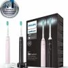 Philips Sonicare Series 3100 HX3675/15 - Elektrische Tandenborstel - Zwart & Roze - Duopack