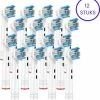 Cless? - 3D White - 12 Stuks - Geschikt Voor Opzetborstel Oral-B Braun