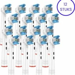 Cless? - 3D White - 12 Stuks - Geschikt Voor Opzetborstel Oral-B Braun
