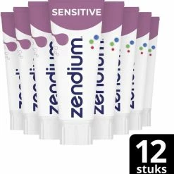 Zendium Sensitive Tandpasta - 12 X 75 Ml - Voordeelverpakking