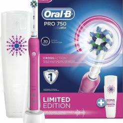 Oral B Oral-B PRO 750 - 3DWhite - Elektrische Tandenborstel - Inclusief Reisetui -Oral B SHOP 550x584