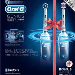 Oral B Oral-B Genius 8900 - Elektrische Tandenborstel Duoverpakking - Wit -Oral B SHOP 550x589