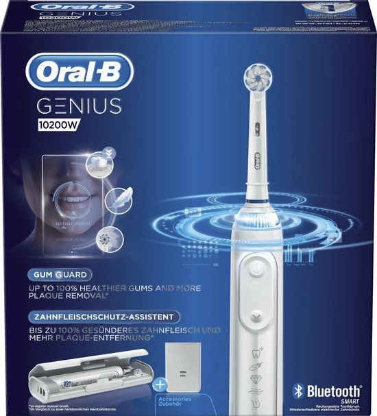 Oral B Oral-B Genius 10200W - Elektrische Tandenborstel - Wit 5 Oral B Oral-B Genius 10200W - Elektrische Tandenborstel - Wit - Afbeelding 5
