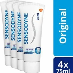Sensodyne Repair & Protect Deep Repair Tandpasta Voor Gevoelige Tanden 4x75 Ml -Oral B SHOP 550x611 1