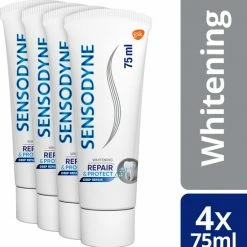 Sensodyne Repair & Protect Deep Repair Whitening Tandpasta Voor Gevoelige Tanden 4x 75 Ml