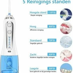 Nula Inspirations Nula Waterflosser - Tandsteen Verwijderaar - Monddouche - 6 Opzetstukken - Incl Opbergtas/ MicroTandenborstel - Zwart -Oral B SHOP 550x612 2