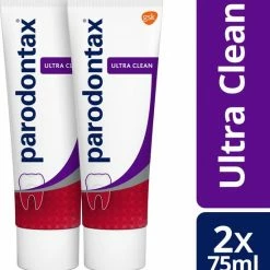 Parodontax Ultra Clean - Tandpasta - Tegen Bloedend Tandvlees - 2x75 Ml