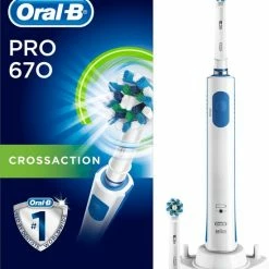 Oral B Oral-B PRO 670 CrossAction - Elektrische Tandenborstel - Met 2 Opzetborstels -Oral B SHOP 550x620 1