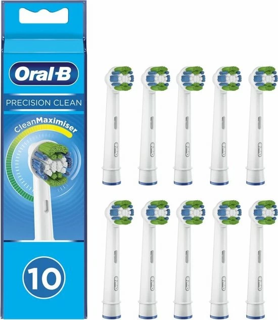 Oral B Oral-B Precision Clean- Met CleanMaximiser-technologie - Opzetborstels - 10 Stuks 1 Oral B Oral-B Precision Clean- Met CleanMaximiser-technologie - Opzetborstels - 10 Stuks