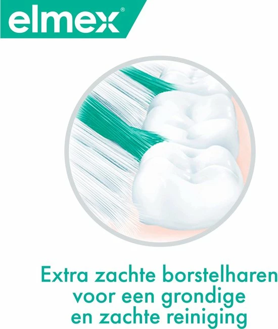 Elmex Sensitive Professional Zachte Tandenborstel Extra Soft - 3 Stuks - Voordeelverpakking 10 Elmex Sensitive Professional Zachte Tandenborstel Extra Soft - 3 Stuks - Voordeelverpakking - Afbeelding 10
