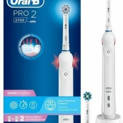 Oral B Oral-B Pro 2 2700 - Sensi Ultra Thin - Elektrische Tandenborstel - Wit -Oral B SHOP 550x671 3