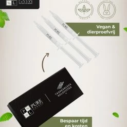 Pure Luxure Teeth Whitening Kit - Zonder Peroxide - Met Handleiding En Ebook - Tandenbleekset - LED Tanden Bleken - Inclusief Whitening Strips - 100% Natuurlijk & Peroxidevrij - Black Friday 2022 -Oral B SHOP 550x687 6