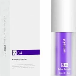 Smilekit V34 Colour Corrector Serum - Witte Tanden - Paarse Tandpasta - Teeth Whitening - Hismile -Oral B SHOP 550x696