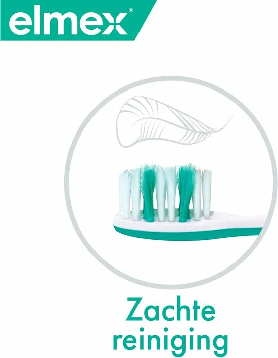 Elmex Sensitive Professional Zachte Tandenborstel Extra Soft - 3 Stuks - Voordeelverpakking 5 Elmex Sensitive Professional Zachte Tandenborstel Extra Soft - 3 Stuks - Voordeelverpakking - Afbeelding 5