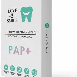Love2smile PAP+ Premium Strips - Whitening Strips - De Natuurlijke Tandenbleker Van Nederland & Belgi? - Goedgekeurde Tandenbleek Strips - Teeth Whitening Strips - Wittere Tanden - Zonder Peroxide