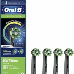 Oral B Oral-B CrossAction - Met CleanMaximiser-technologie - Opzetborstels - Zwart - 4stuks -Oral B SHOP 550x716 1