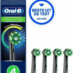 Oral B Oral-B CrossAction - Met CleanMaximiser-technologie - Opzetborstels - Zwart - 4stuks -Oral B SHOP 550x721 3
