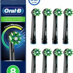 Oral B Oral-B CrossAction - Met CleanMaximiser-technologie - Opzetborstels - Zwart - 8 Stuks -Oral B SHOP 550x722 2