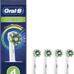 Oral B Oral-B CrossAction - Met CleanMaximiser-technologie - Opzetborstels - 4 Stuks