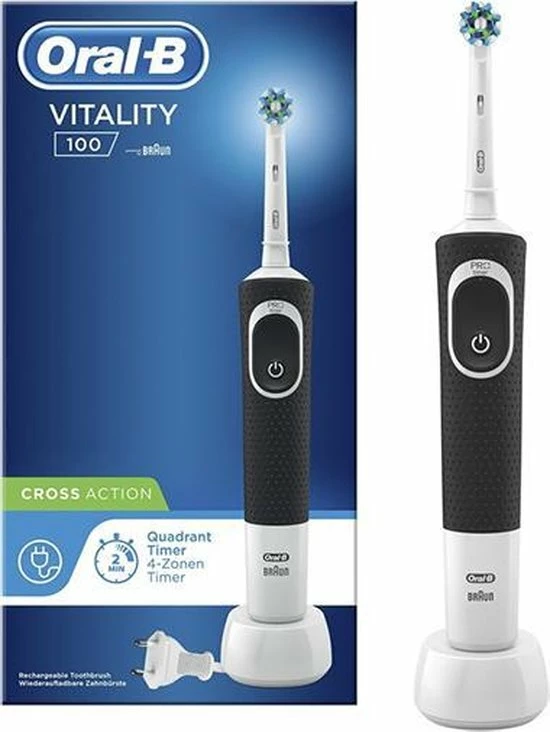 Oral B Oral-B Vitality 100 Black & Pink DUOSET 3 Oral B Oral-B Vitality 100 Black & Pink DUOSET - Afbeelding 3