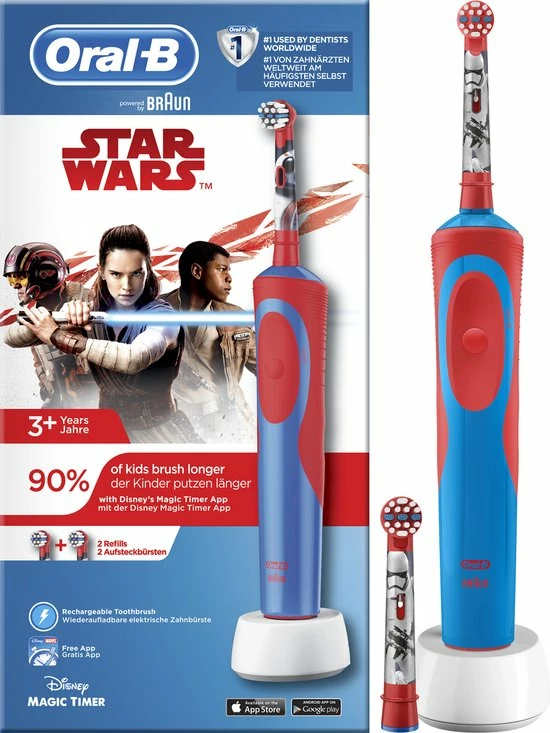 Oral B Oral-B Vitality Star Wars - Elektrische Tandenborstel Voor Kinderen 11 Oral B Oral-B Vitality Star Wars - Elektrische Tandenborstel Voor Kinderen - Afbeelding 11