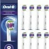 Oral B Oral-B 3D White - Met CleanMaximiser-technologie - Opzetborstels - 8 Stuks - Brievenbusverpakking