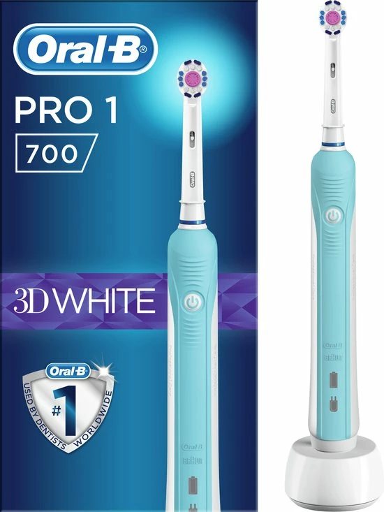 Oral B Oral-B Pro 1 700 - Oplaadbare Elektrische Tandenborstel - Powered By Braun - Blauw 1 Oral B Oral-B Pro 1 700 - Oplaadbare Elektrische Tandenborstel - Powered By Braun - Blauw