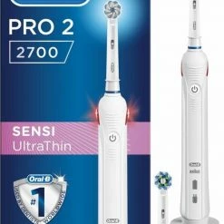 Oral B Oral-B Pro 2 2700 - Sensi Ultra Thin - Elektrische Tandenborstel - Wit