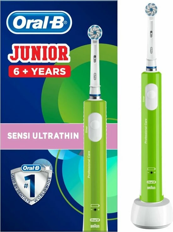 Oral B Oral-B Junior - Elektrische Tandenborstel - Groen 10 Oral B Oral-B Junior - Elektrische Tandenborstel - Groen - Afbeelding 10