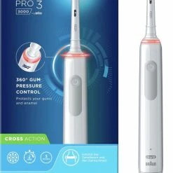 Oral B Oral-B Pro 3 3000 - Wit - Elektrische Tandenborstel - Ontworpen Door Braun - 1 Handvat En 1 Opzetborstel -Oral B SHOP 550x744