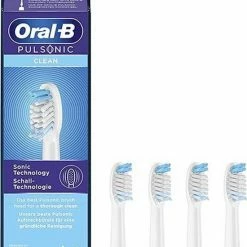 Oral B Oral-B Pulsonic SR32-4 - Opzetborstels - 4 Stuks - Wit