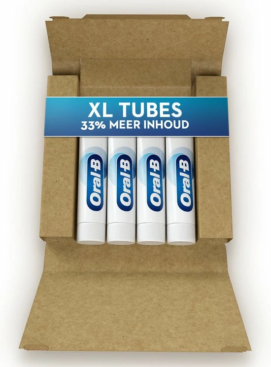 Oral B Oral-B Tandvlees & Glazuur Pro-Repair Origineel - Voordeelverpakking 4 X 100 Ml - Tandpasta Verpakt In Gerecycleerd Karton 1 Oral B Oral-B Tandvlees & Glazuur Pro-Repair Origineel - Voordeelverpakking 4 X 100 Ml - Tandpasta Verpakt In Gerecycleerd Karton