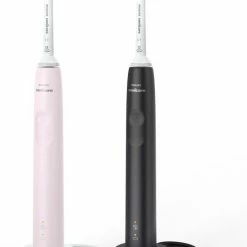 Philips Sonicare Series 3100 HX3675/15 - Elektrische Tandenborstel - Zwart & Roze - Duopack -Oral B SHOP 550x745