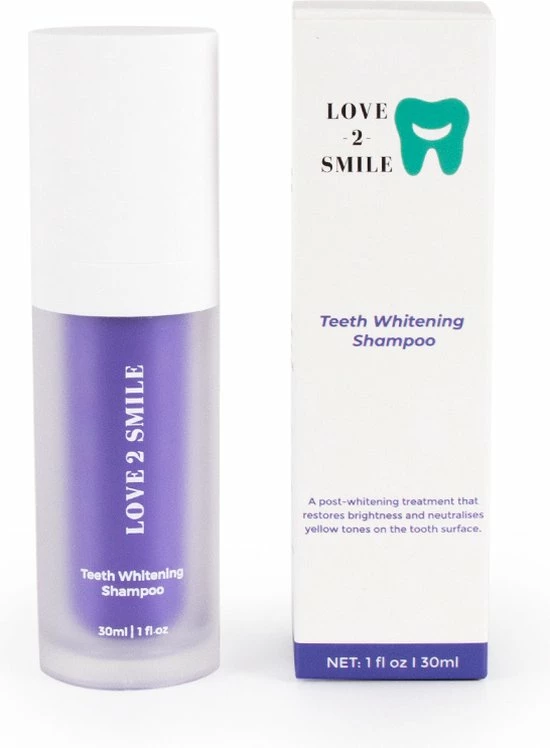 Love2smile Teeth Whitening Shampoo - De Natuurlijke Tandenbleker Van Nederland & België - Goedgekeurde Tandpasta - Teeth Whitening - Wittere Tanden - Zonder Peroxide 1 Love2smile Teeth Whitening Shampoo - De Natuurlijke Tandenbleker Van Nederland & België - Goedgekeurde Tandpasta - Teeth Whitening - Wittere Tanden - Zonder Peroxide