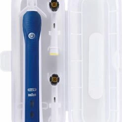 AA Commerce Reisetui Geschikt Voor Oral-B Pro/Vitality/Smartseries Stages Kids - Beschermhoes Travel Case - Geschikt Voor Elektrische Tandenborstel & 2 Opzetborstels - Transparant