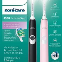 Philips Sonicare ProtectiveClean 4300 HX6800/35 - Elektrische Tandenborstel - Roze & Zwart -Oral B SHOP 550x770
