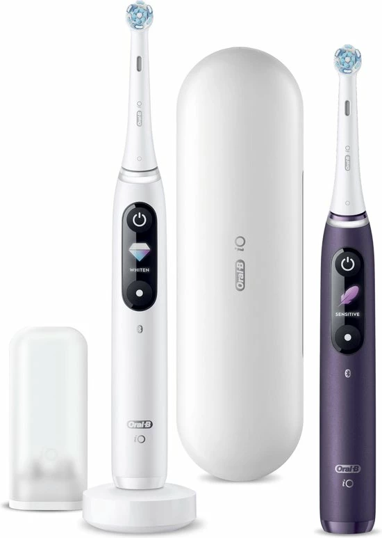 Oral B Oral-B IO 8n - Elektrische Tandenborstels Duoverpakking - Wit En Paars 9 Oral B Oral-B IO 8n - Elektrische Tandenborstels Duoverpakking - Wit En Paars - Afbeelding 9