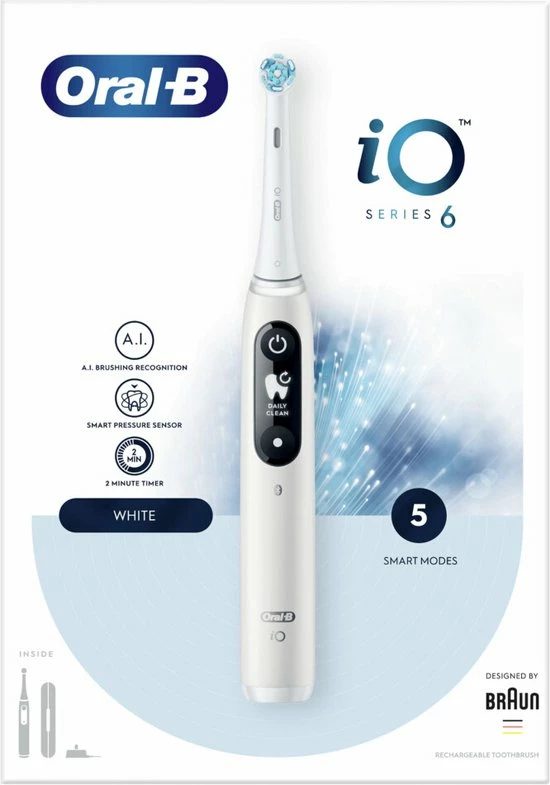 Oral B Oral-B IO 6 - Elektrische Tandenborstel - Wit 12 Oral B Oral-B IO 6 - Elektrische Tandenborstel - Wit - Afbeelding 12