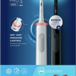 Oral B Oral-B Pro 3 3900 - Elektrische Tandenborstel - Duoverpakking 2 Stuks -Oral B SHOP 550x787