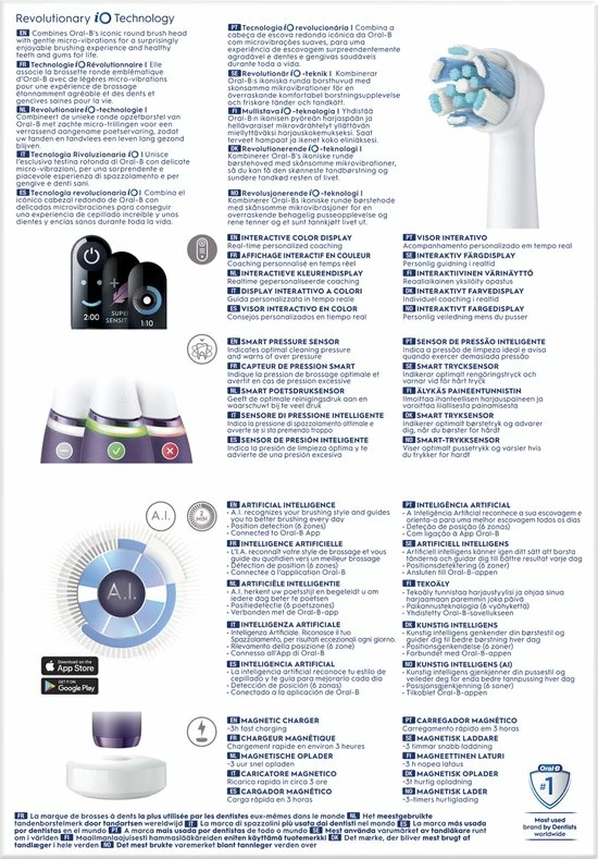 Oral B Oral-B IO 8N - Elektrische Tandenborstel - Violet 21 Oral B Oral-B IO 8N - Elektrische Tandenborstel - Violet - Afbeelding 21