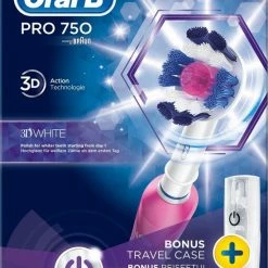 Oral B Oral-B PRO 750 - 3DWhite - Elektrische Tandenborstel - Inclusief Reisetui -Oral B SHOP 550x790