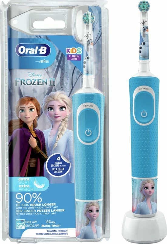 Oral B Oral-B Kids Elektrische Tandenborstel - Disney Frozen - Voor Kinderen Vanaf 3 Jaar 16 Oral B Oral-B Kids Elektrische Tandenborstel - Disney Frozen - Voor Kinderen Vanaf 3 Jaar - Afbeelding 16