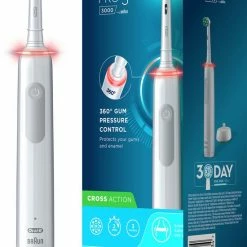 Oral B Oral-B Pro 3 3000 - Wit - Elektrische Tandenborstel - Ontworpen Door Braun - 1 Handvat En 1 Opzetborstel