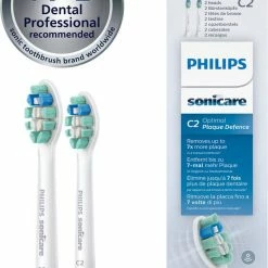 Philips Sonicare C2 Optimal Plaque Defence HX9022/10 - Opzetborstels - 2 Stuks -Oral B SHOP 550x807 4