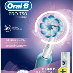 Oral B Oral-B PRO750 Sensi UltraThin - Elektrische Tandenborstel - Inclusief Reisetui -Oral B SHOP 550x809