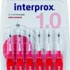 3x Interprox Ragers Mini Conical 1.0 Rood Blister ? 6 Ragers
