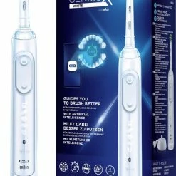 Oral B Oral-B Genius X - Wit - Elektrische Tandenborstel - Ontworpen Door Braun - 1 Handvat En 1 Opzetborstel