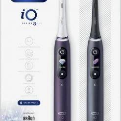 Oral B Oral-B IO 8 - Paars En Zwart - Elektrische Tandenborstels - Duopack -Oral B SHOP 550x826 1