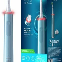 Oral B Oral-B Pro 3 - 3000 - Elektrische Tandenborstel - Ontworpen Door Braun - Blauw
